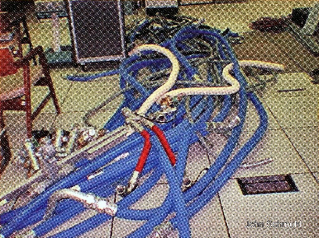 Blue pipes